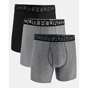 3-Pack Under Armour Men's UA 6" Essential Tech or Mesh Boxerjock (Various) from $14.80 + Free Shipping
