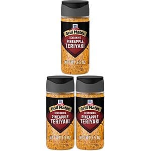 3-Pack 3.5-Oz McCormick Grill Mates Grilling Seasoning (Pineapple Teriyaki) $5.90