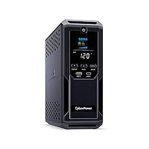 Certified Refurbished: CyberPower 1500VA/900W Battery Backup UPS System $130 + Free Shipping w/ Prime