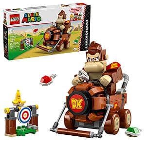387-Piece LEGO Super Mario Kart: Donkey Kong & DK Jumbo Toy Building Set $23.50