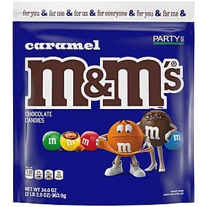 34-Oz M&M's Caramel Milk Chocolate Candy $8.70