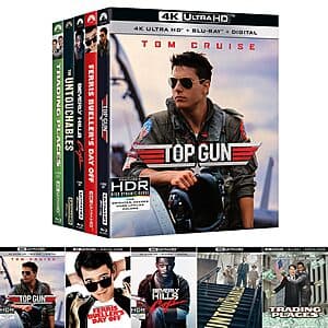 Prime: Totally Awesome 80s 5-Film Bundle (4K UHD + Digital): Top Gun & More $36.50 + Free S&H