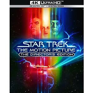 Star Trek I: The Motion Picture: The Director's Edition (4K + Blu-ray + Digital) $12.50