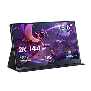 Refurbished: Minisforum 15.6" 2K 144Hz IPS Portable Touchscreen Monitor $129.20 + Free S/H