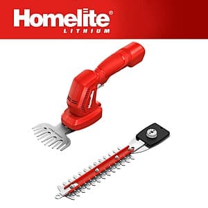 Homelite 12V Cordless Grass Sheer & Shrubber Trimmer w/ Internal 2.5Ah Battery $29 & More + Free S&H