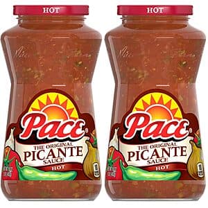 2-Pack 16-Oz Pace Picante Sauce Jars (Hot) $3.80 w/ Subscribe & Save
