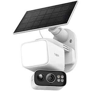 Tapo 2K Outdoor Solar Floodlight Security Camera Kit + Earn 25% w/ Prime Visa $82 + Free S&H