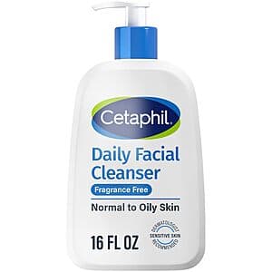 16-Oz Cetaphil Daily Facial Cleanser (Combination to Oily Skin) $7 w/ Subscribe & Save