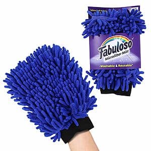 Fabuloso Microfiber Cleaning Mitt Glove (blue) $3.75 w/ S&S