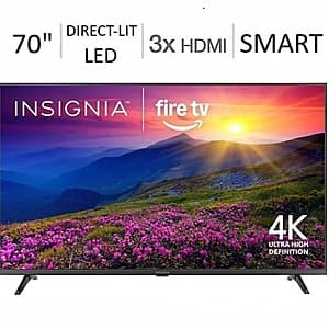 70" Insignia Class F50 Series LED 4K UHD Smart Fire TV (2025 Model) $300 + Free S&H