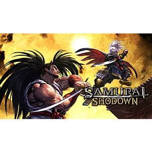 Samurai Shodown (Download): Switch $7.50, PS4 or Xbox One, Series X|S $9, PC $7.40
