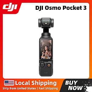 DJI Osmo Pocket 3 Gimbal-Mounted 4K Vlog Camera (Global Version) $274 + Free S&H