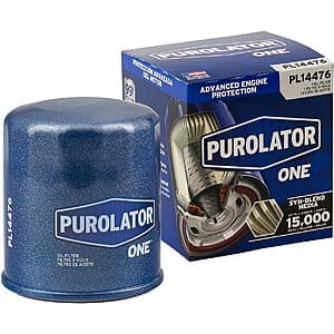 Purolator PL14476 PurolatorONE Advanced Engine Protection Spin On Oil Filter $4.50