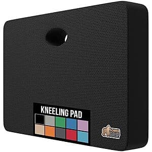 17.5" x 11" GORILLA GRIP Extra Thick 1.3" Soft Foam Kneeling Pad (Black) $13