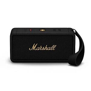 Prime Members: Marshall Middleton Portable Bluetooth Speaker (Black & Brass) $150 + Free S&H