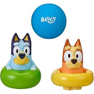 3-Pack Bluey Bath Squirters (Bluey, Bingo, & Beach Ball) $4.05