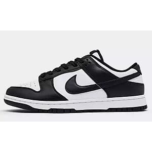 Nike Dunk Low Retro Casual Shoes (Black/White): Big Kids' $52.50, Men's or Women's $67.50 + Free S/H on $75+
