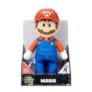 15" Nintendo The Super Mario Bros. Movie Mario Poseable Plush $12 or Less + Free Shipping