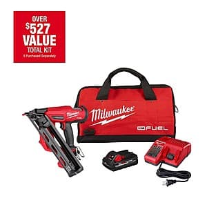 Milwaukee M18 FUEL Brushless Cordless Gen II 15-Gauge Angled Finish Nailer Kit $88.05 (Select Home Depot Stores, In-Store Only)