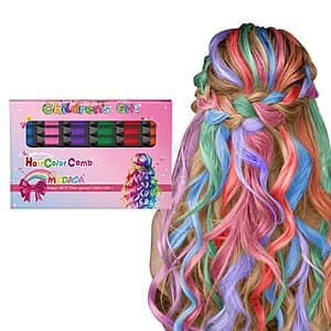 6-Ct MSDADA Washable Temporary Hair Chalk Combs (Various) $3.60 w/ S&S
