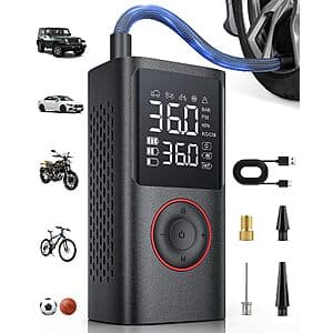 Prime Members: Powools Portable 150PSI Cordless Air Compressor & Tire Inflator $10 + Free Shipping