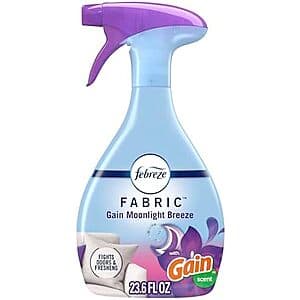 23.6-fl-oz Febreze Fabric Spray Air Freshener (Gain Moonlight Breeze Scent) $3.70 w/ S&S