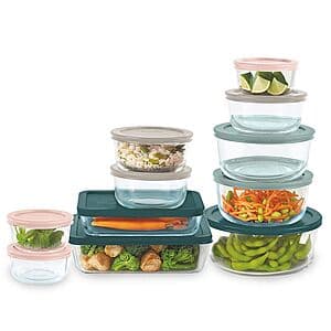 22-Piece Pyrex Glass Food Storage Set (11 Containers + 11 Lids) $21.60 + Free Pickup