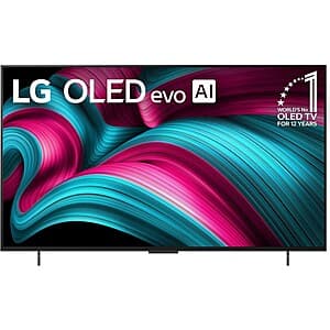 LG 4K OLED evo AI C5 TV: 65" $1077.50, 55" $957.60, 42" $717.60 + Free Shipping