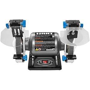 Hart 6" Corded Bench Grinder (Factory Blemished) $28.45 + Free Shipping