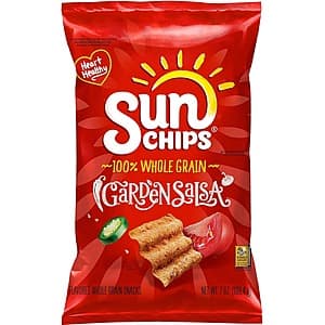 Select Accounts: 7-Oz SunChips Wholegrain Chips (Garden Salsa) $2