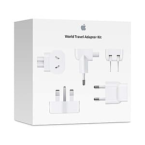 Apple World Travel Power Adapter Kit $11.99 + Free S&H w/ Amazon Prime