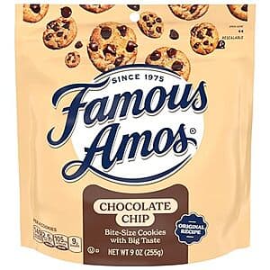 9-oz Famous Amos Classic Chocolate Chip Cookies $2.55 w/ Subscribe & Save