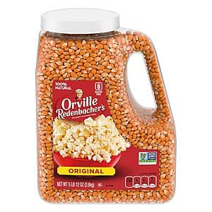 5-Lb 12-Oz Orville Redenbacher’s Original Gourmet Yellow Popcorn Kernels $8.80 & More w/ Subscribe & Save