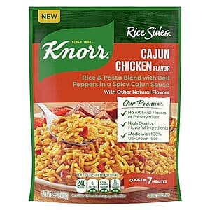 Select Accounts: 5.8-Oz Knorr Rice Sides (Cajun Chicken Flavor) $0.75 w/ S&S