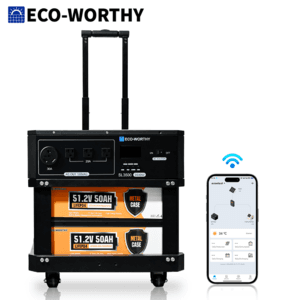 ECO-WORTHY 5120Wh Stackable Power Station w/ 3500W Solar Inverter $1050 + Free S&H