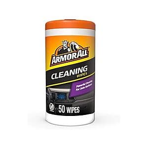 50-ct Armor All Car Cleaning Wipes $3 + Free S&H w/ Prime