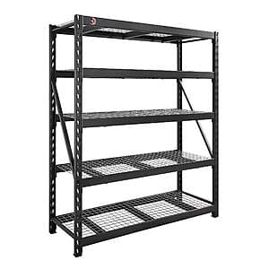 Costco Members: Gorilla Rack 5-Tier Industrial Storage Shelves (72"x24"x84") $250 + Free S&H