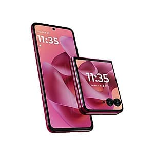 Motorola Razr+ 2025 Unlocked Smartphone (Hot Pink) $400 + Free S&H w/ Prime