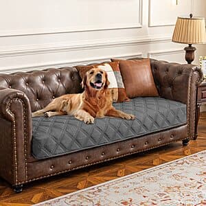 70" x 30" Ameritrex Waterproof Pet Cover for Sofa (Dark Grey or Beige) $7