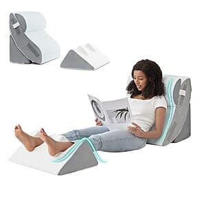 Prime Members: 4-Piece Hansleep Adjustable Memory Foam Bed Wedge Pillow Set $38.10 + Free Shipping