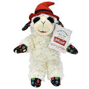 Multipet Plush Lamb Chop Limited Edition Halloween Squeaker Dog Toy $1.75