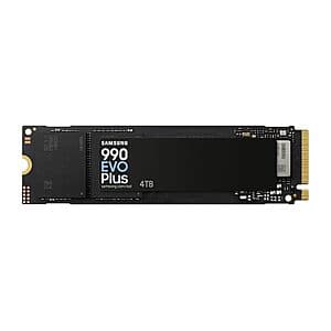 4TB Samsung 990 EVO Plus M.2 2280 PCIe Gen 4x4 NVMe Solid State Drive $315 + Free S&H
