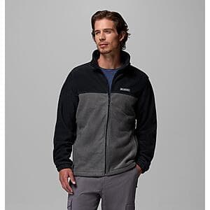 Men's Columbia Steens Mountain 2.0 Full Zip Fleece Jacket (Black/Grill) $27.30 + Free S/H
