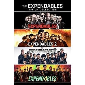 The Expendables 4-Film Collection (4K UHD Digital Films) $5