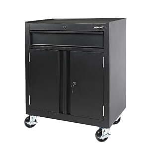28" 2-Shelf WORKPRO Rolling Garage Storage Cabinet $139.65 + Free S&H