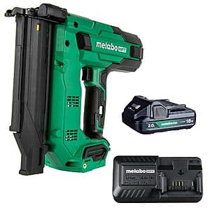 Metabo HPT 18V MultiVolt 18-Ga Compact Brad Nailer Kit (2.0 Ah Battery + Charger) $99 + Free Shipping