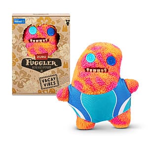 9" ZURU Fuggler Vacay Vibes Sir Splodge A Lot Funny Ugly Monster Plush Toy $3.05