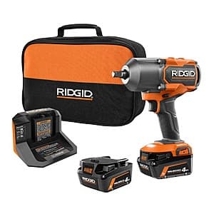 Ridgid 18V Brushless 4-Mode 1/2" Impact Wrench Kit w/ 2x 4Ah Batteries & Charger $159 + Free S&H