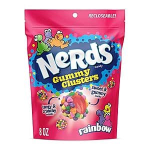 8-Oz Nerds Gummy Clusters Candy (Rainbow) $2.55 w/ Subscribe & Save