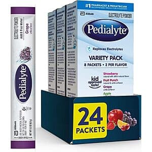3-Pk 8-Ct 0.3-Oz Pedialyte Electrolyte Powder Packets (Variety Pack) $9.75 w/ S&S